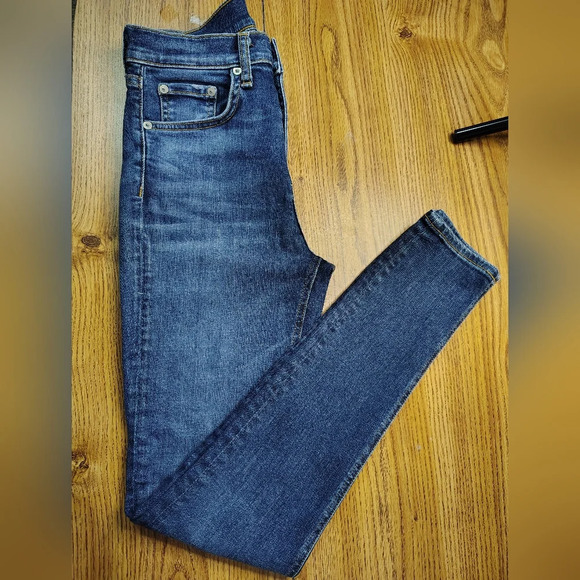 Rag & Bone high rise Slimming skinny jeans, women's, size 25, stretch, cotton. - Picture 3 of 16